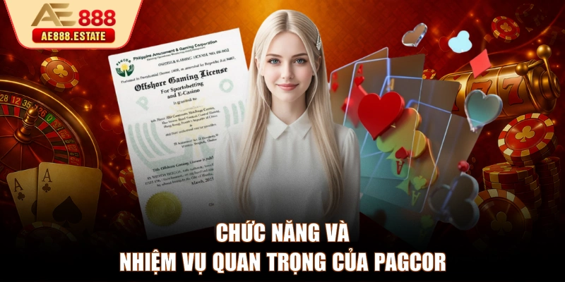 Chức năng và nhiệm vụ quan trọng của PAGCOR